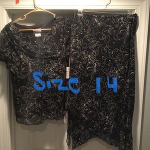 Skirt and top